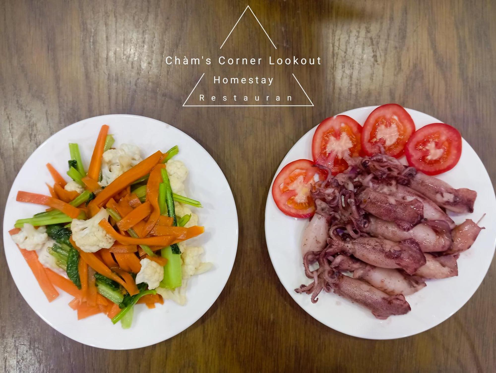 Cham'S Corner Lookout Homestay & Restaurant Tân Hiệ Kültér fotó